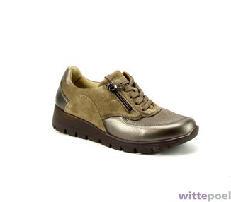 Waldlaufer veterschoen K-Ramona 014 grijs - zijkant rechts - bij Wittepoel