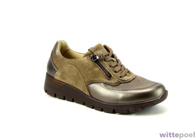 Waldlaufer veterschoen K-Ramona 014 grijs - zijkant rechts - bij Wittepoel
