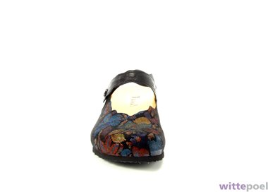 Think slipper Julia 9000 zwart - voorkant - bij Wittepoel