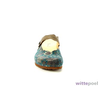 Think slipper Julia 9010 blauw - voorkant - bij Wittepoel