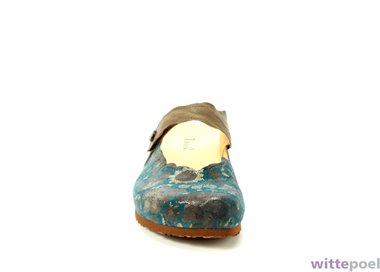 Think slipper Julia 9010 blauw - voorkant - bij Wittepoel