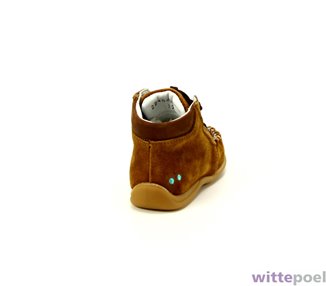 Bunnies jr moccasin 224505-414 bruin - achterkant rechts - bij Wittepoel