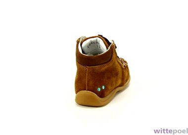 Bunnies jr moccasin 224505-414 bruin - achterkant rechts - bij Wittepoel