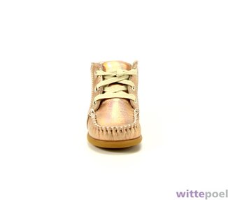 Bunnies jr moccasin 224505-998 roze - voorkant - bij Wittepoel