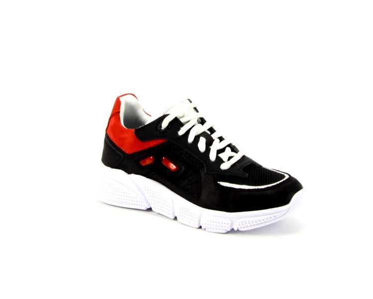 Trackstyle sneaker Frits Fox 589 zwart Trackstyle sneaker Frits Fox 589 zwart