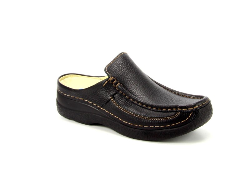 Wolky slipper Roll Slide 70000 zwart Wolky slipper Roll Slide 70000 zwart