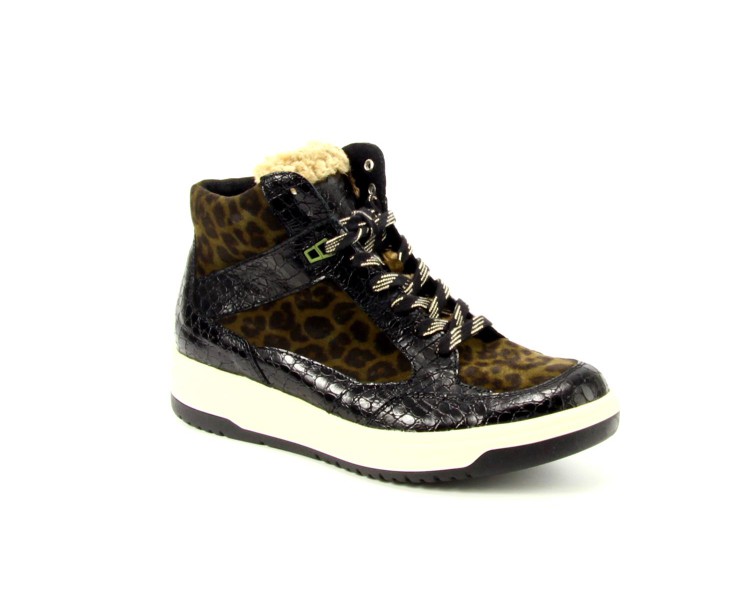 Durea veterboot 9781 1181 zwart Durea veterboot 9781 1181 zwart