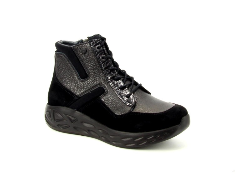 Wolky veterboot Leap 90005 zwart Wolky veterboot Leap 90005 zwart