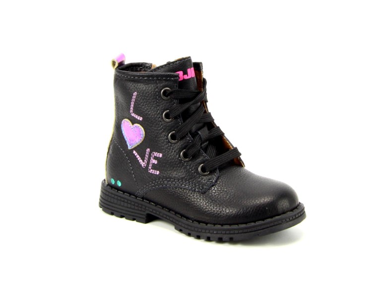 Bunnies jr veterboot Thijs Trots 689 zwart