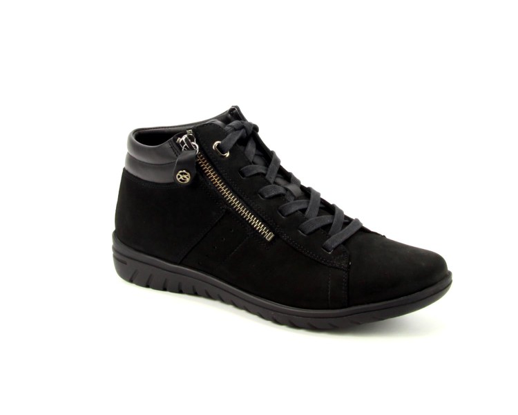 Hartjes veterboot Casual 01.01 zwart