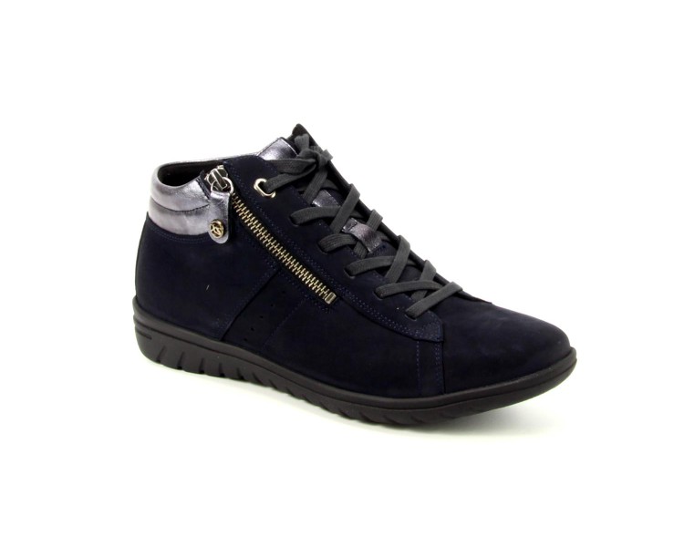 Hartjes veterboot Casual 47.13 blauw Hartjes veterboot Casual 47.13 blauw