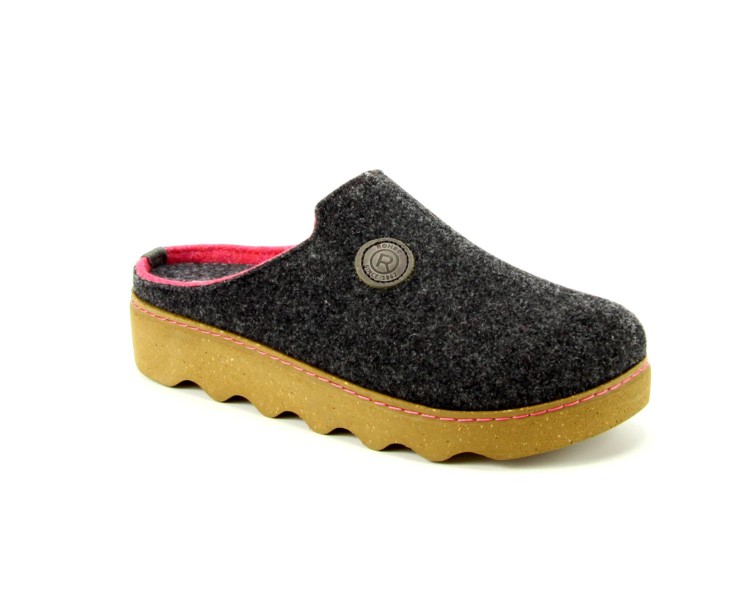 Rohde pantoffel Foggia-D 84 grijs Rohde pantoffel Foggia-D 84 grijs