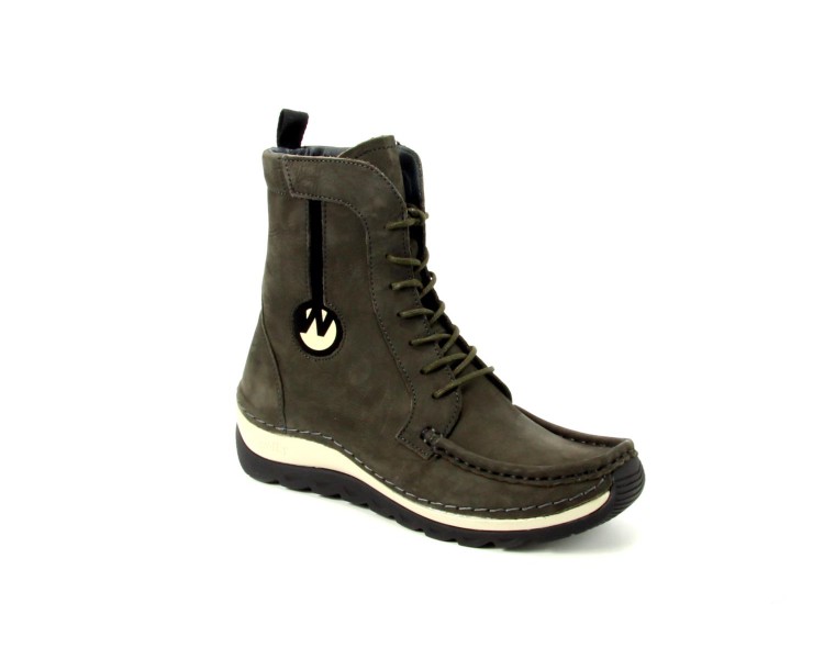 Wolky veterboot 4900 10301 grijs Wolky veterboot 4900 10301 grijs