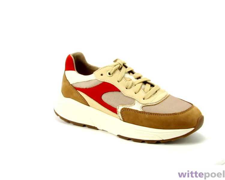 Xsensible sneaker Ponte Vecchio G 352 bruin - zijkant rechts - bij Wittepoel