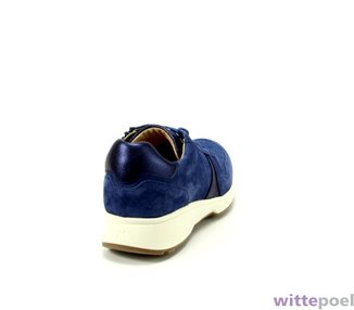 Xsensible sneaker Modena HX 254 blauw - achterkant rechts - bij Wittepoel