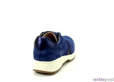 Xsensible sneaker Modena HX 254 blauw - achterkant rechts - bij Wittepoel