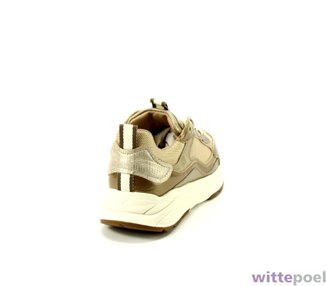 Xsensible sneaker Milau G 4531 taupe - achterkant rechts - bij Wittepoel