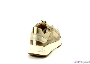 Xsensible sneaker Milau G 4531 taupe - achterkant rechts - bij Wittepoel