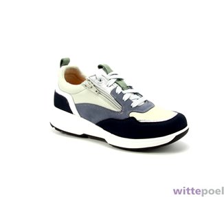 Xsensible sneaker Grenoble HX 219 blauw - zijkant rechts - bij Wittepoel