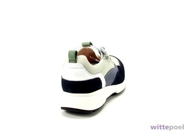 Xsensible sneaker Grenoble HX 219 blauw - achterkant rechts - bij Wittepoel