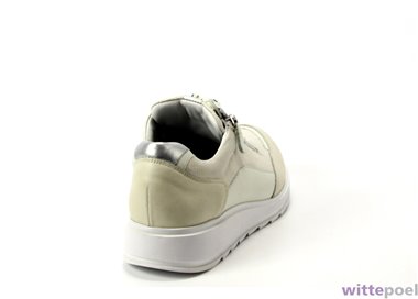 Durea sneaker 6263 1491 beige - achterkant rechts - bij Wittepoel
