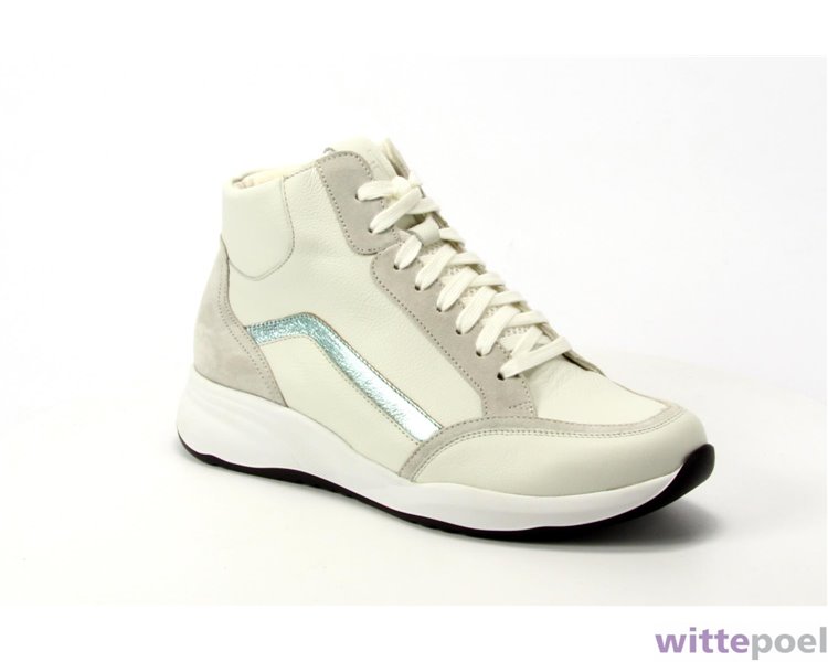 Durea veterboot 9811 1517 wit - zijkant rechts - bij Wittepoel Durea veterboot 9811 1517 wit - zijkant rechts - bij Wittepoel