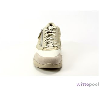 Durea sneaker 6279 1615 beige - voorkant - bij Wittepoel
