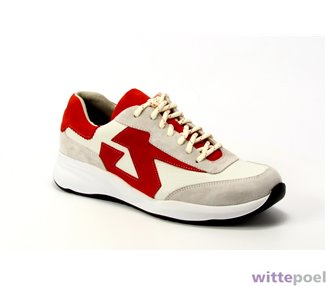 Durea sneaker 6305 1648 wit - zijkant rechts - bij Wittepoel