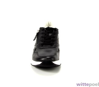Gabor sneaker 66.896.67 zwart - voorkant - bij Wittepoel