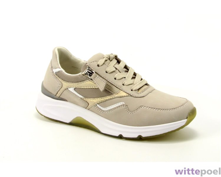 Gabor sneaker 66.896.31 beige - zijkant rechts - bij Wittepoel Gabor sneaker 66.896.31 beige - zijkant rechts - bij Wittepoel