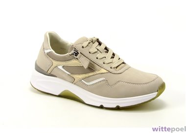 Gabor sneaker 66.896.31 beige - zijkant rechts - bij Wittepoel