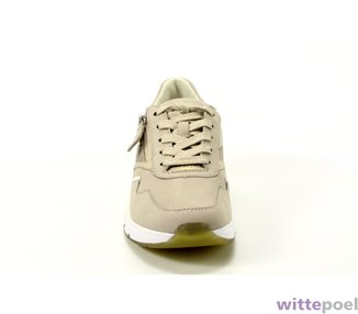 Gabor sneaker 66.896.31 beige - voorkant - bij Wittepoel