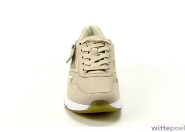 Gabor sneaker 66.896.31 beige - voorkant - bij Wittepoel