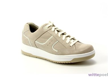 Durea sneaker 6299 1523 beige - zijkant rechts - bij Wittepoel