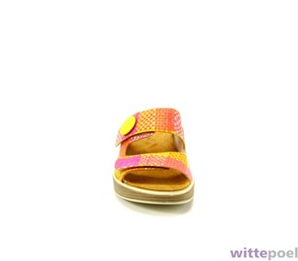 Think slipper Meggie 9070 multicolor - voorkant - bij Wittepoel