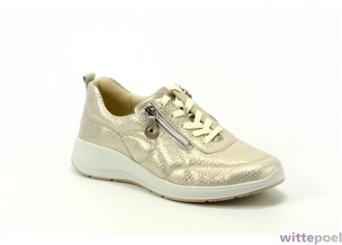 Waldlaufer veterschoen Kalea 303 120 zilver - zijkant rechts - bij Wittepoel