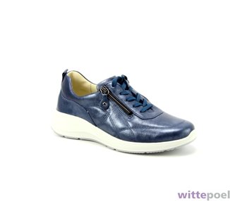 Waldlaufer veterschoen Kalea 155 206 blauw - zijkant rechts - bij Wittepoel