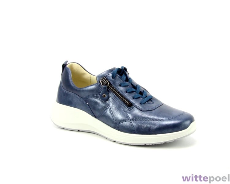 Waldlaufer veterschoen Kalea 155 206 blauw - zijkant rechts - bij Wittepoel Waldlaufer veterschoen Kalea 155 206 blauw - zijkant rechts - bij Wittepoel