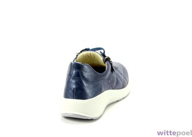 Waldlaufer veterschoen Kalea 155 206 blauw - achterkant rechts - bij Wittepoel