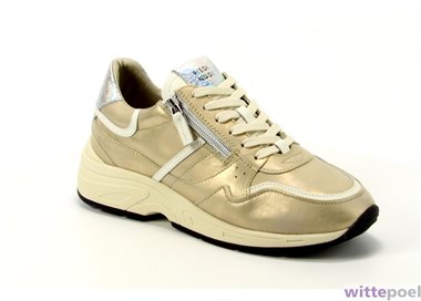 Piedi Nudi sneaker Kara 02.09 beige - zijkant rechts - bij Wittepoel