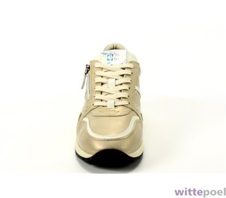 Piedi Nudi sneaker Kara 02.09 beige - voorkant - bij Wittepoel