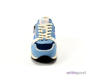 Piedi Nudi sneaker Kara 04.05 blauw - voorkant - bij Wittepoel