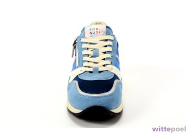 Piedi Nudi sneaker Kara 04.05 blauw - voorkant - bij Wittepoel