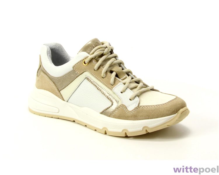 Twins sneaker Pia Palmo 103 beige - zijkant rechts - bij Wittepoel Twins sneaker Pia Palmo 103 beige - zijkant rechts - bij Wittepoel