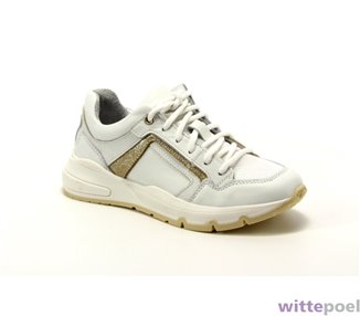 Twins sneaker Pia Palmo 500 wit - zijkant rechts - bij Wittepoel