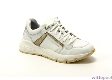 Twins sneaker Pia Palmo 500 wit - zijkant rechts - bij Wittepoel