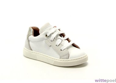 Twins sneaker Merel Maan 500 wit - zijkant rechts - bij Wittepoel
