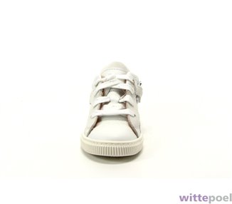 Twins sneaker Merel Maan 500 wit - voorkant - bij Wittepoel