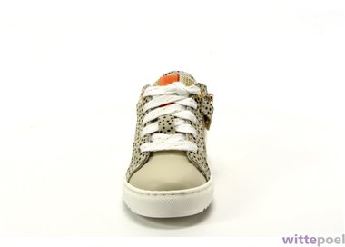Twins sneaker Cleo Cheer 501 beige - voorkant - bij Wittepoel