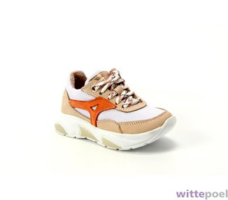 Twins sneaker Stella swing 172 roze - zijkant rechts - bij Wittepoel